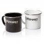 Petromax 8cm, 12oz 350ml Hard Enamelled Tea / Coffee Camp Mug, Black or White